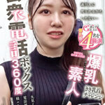 公衆電話ボックス360度 爆乳素人きき乳首チャレンジ ひまりさん（22歳・大学生）