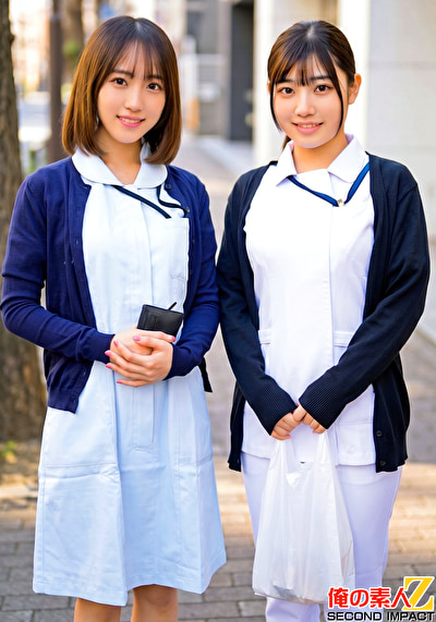 現役看護師さんが優しく早漏改善治療！ 皮膚科勤務えなさん（24）産婦人科勤務まみさん（31）